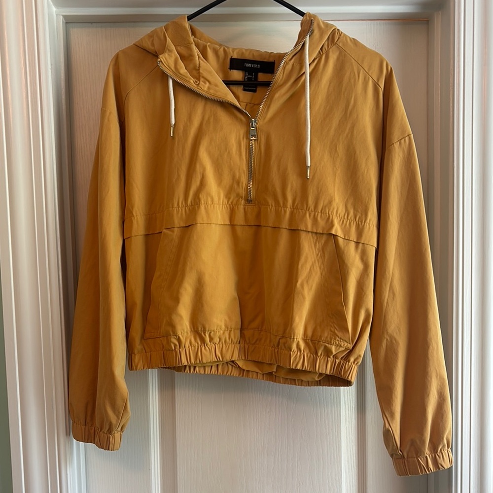 Forever 21 Golden Hooded Pullover